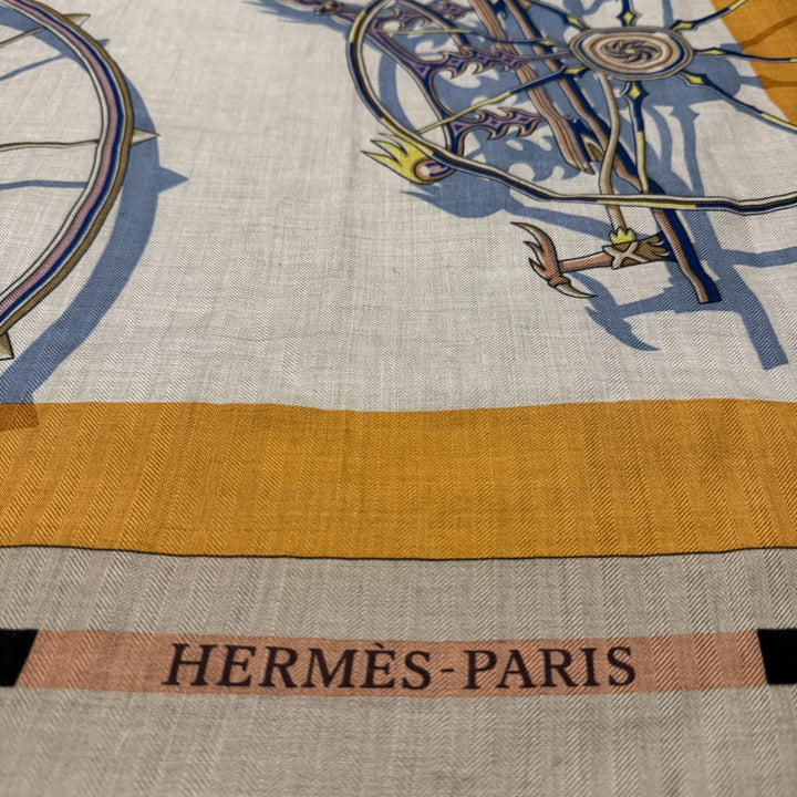 エルメス HERMES カレジェアン 140 ヴォワチュールアンエキリーブル 精巧な馬車 Voitures en Equilibre レディース
