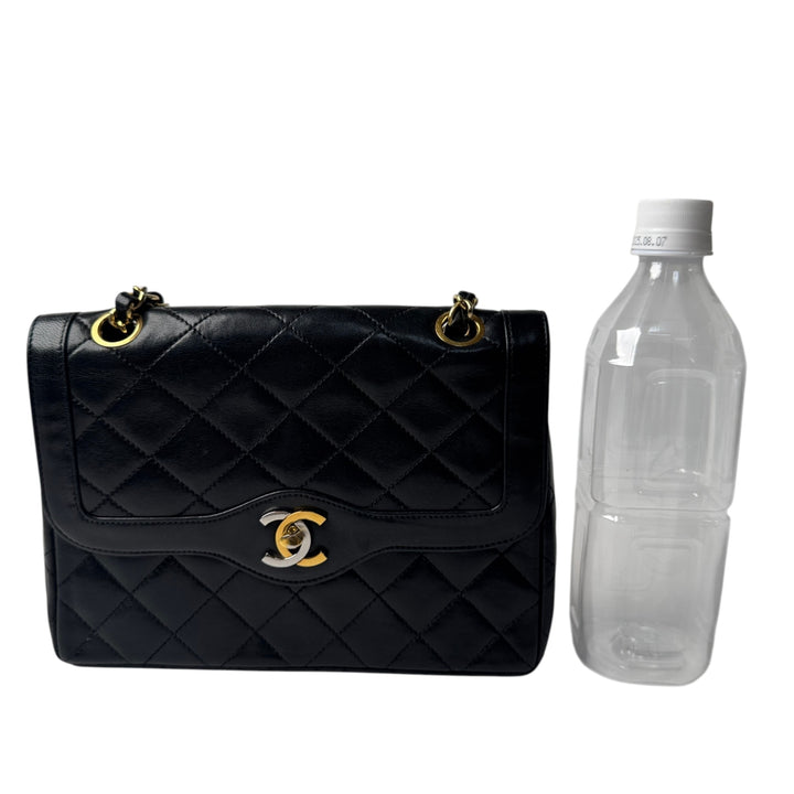 シャネル CHANEL マトラッセ パリ限定 コンビカラー ミニ チェーンショルダー 0番台 レディース