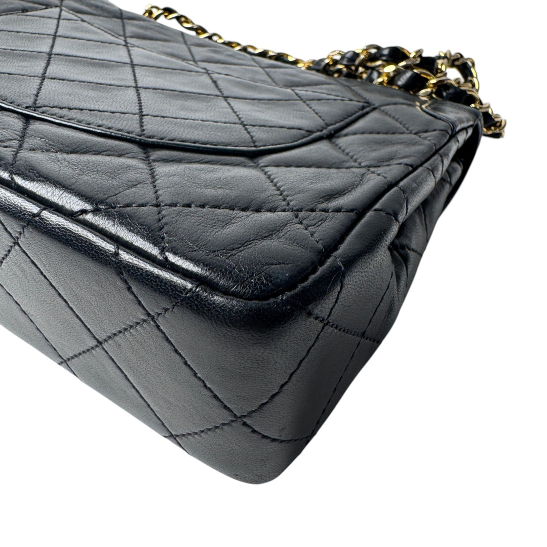 シャネル CHANEL マトラッセ パリ限定 コンビカラー ミニ チェーンショルダー 0番台 レディース