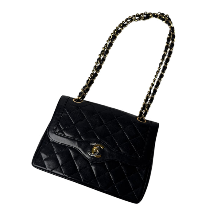 シャネル CHANEL マトラッセ パリ限定 コンビカラー ミニ チェーンショルダー 0番台 レディース