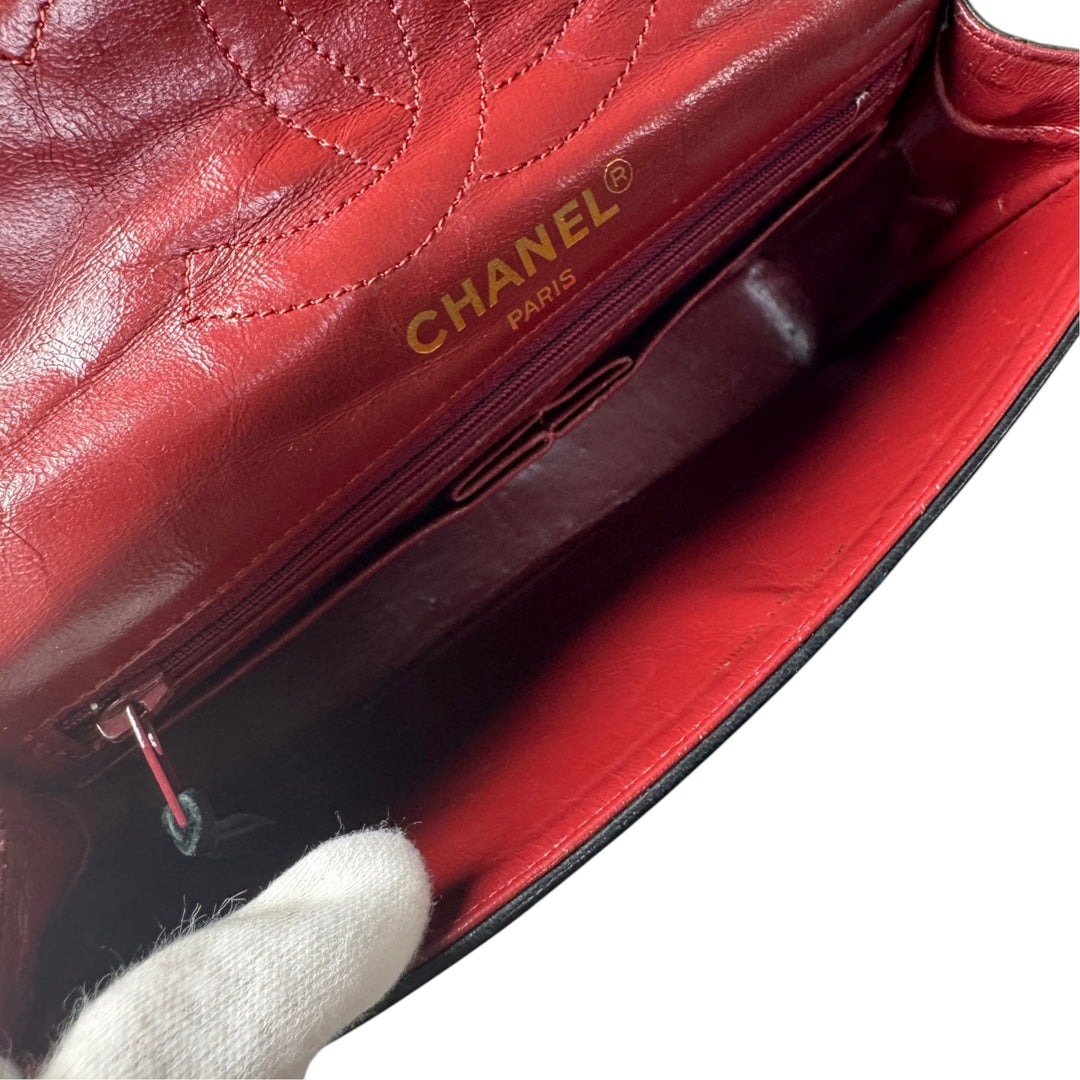 シャネル CHANEL マトラッセ パリ限定 コンビカラー ミニ チェーンショルダー 0番台 レディース