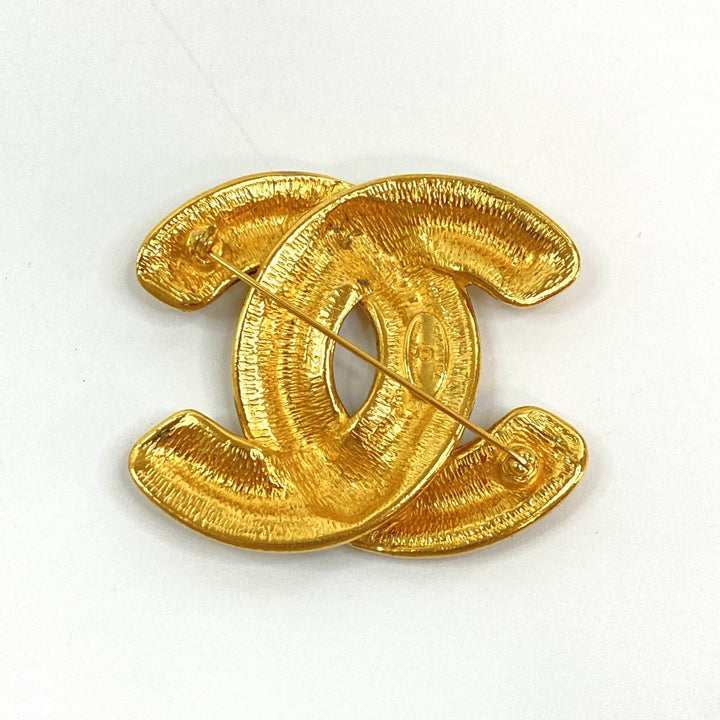 シャネル CHANEL レディース ブローチ マトラッセ ココマーク ゴールド ビンテージ