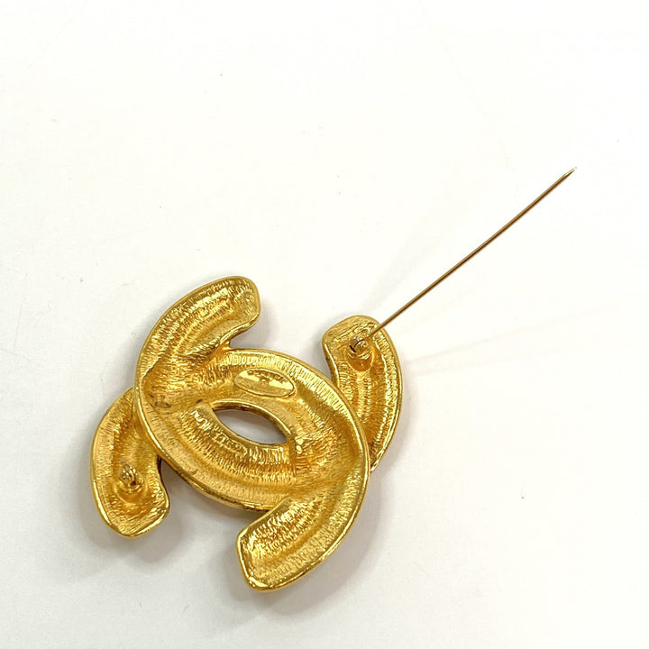 シャネル CHANEL レディース ブローチ マトラッセ ココマーク ゴールド ビンテージ