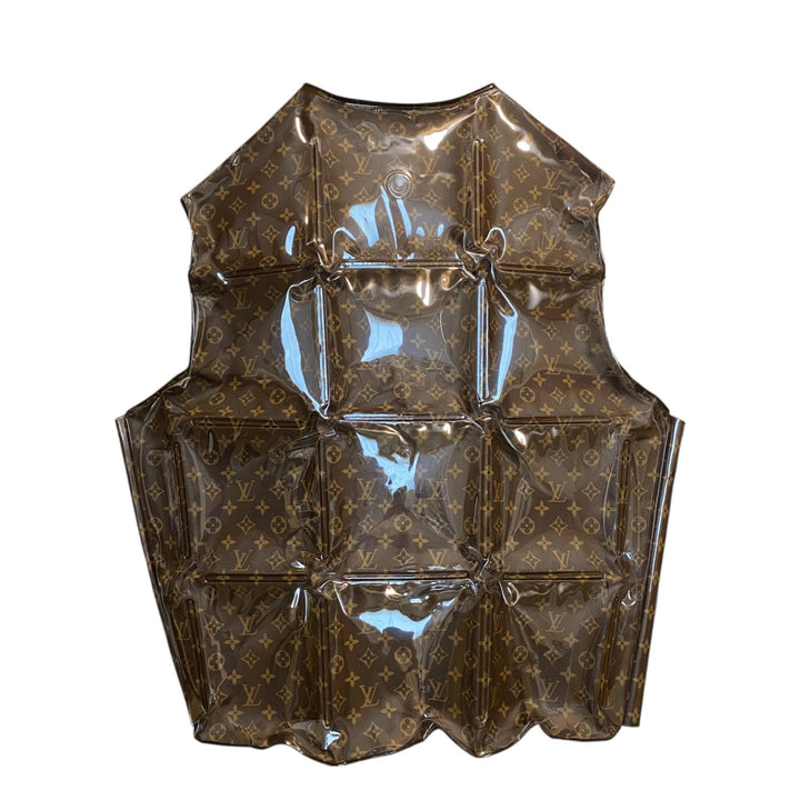 美品 ルイ ヴィトン LOUIS VUITTON メンズ モノグラム インフレータブル ビニール 50 スイムウェア ジャケット