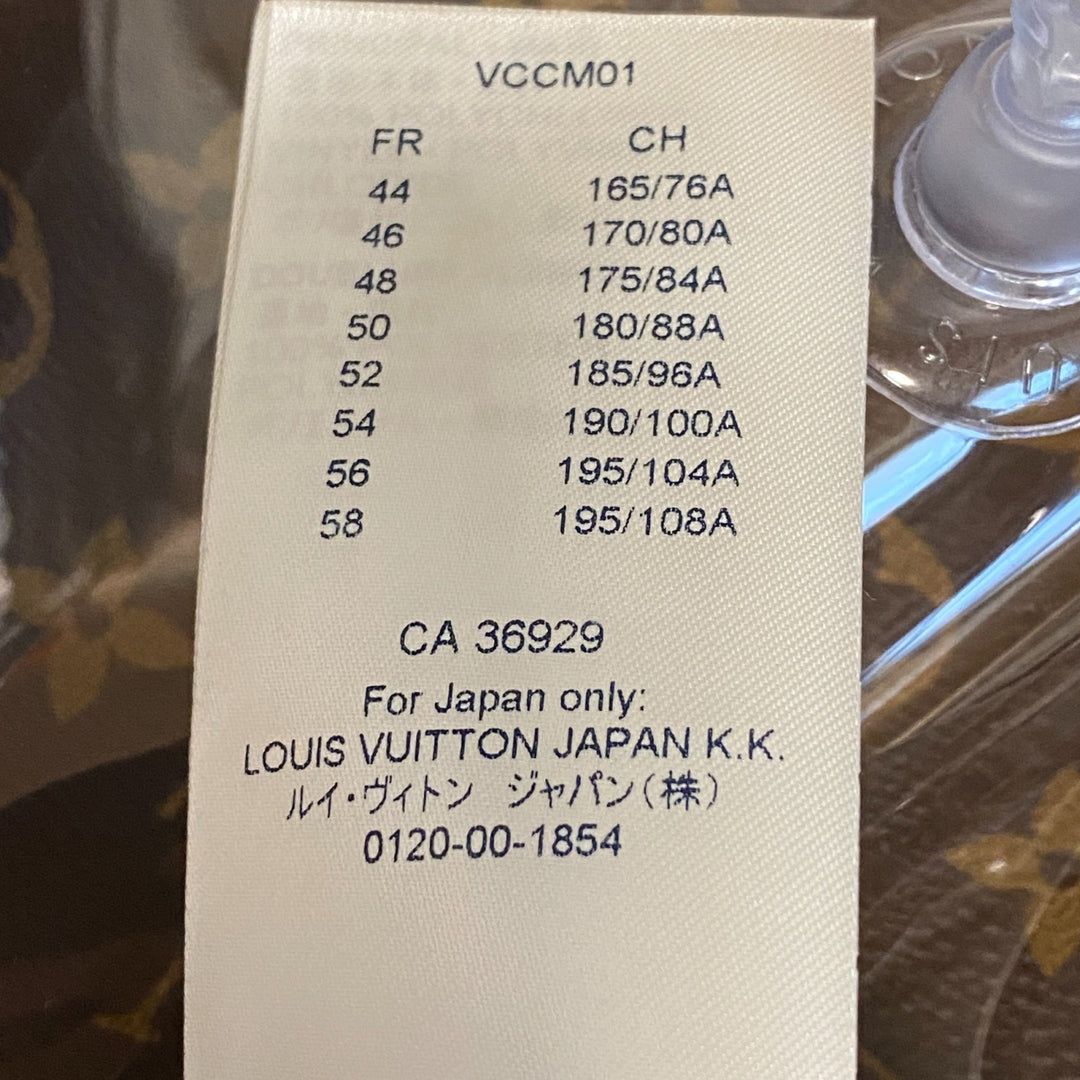 美品 ルイ ヴィトン LOUIS VUITTON メンズ モノグラム インフレータブル ビニール 50 スイムウェア ジャケット