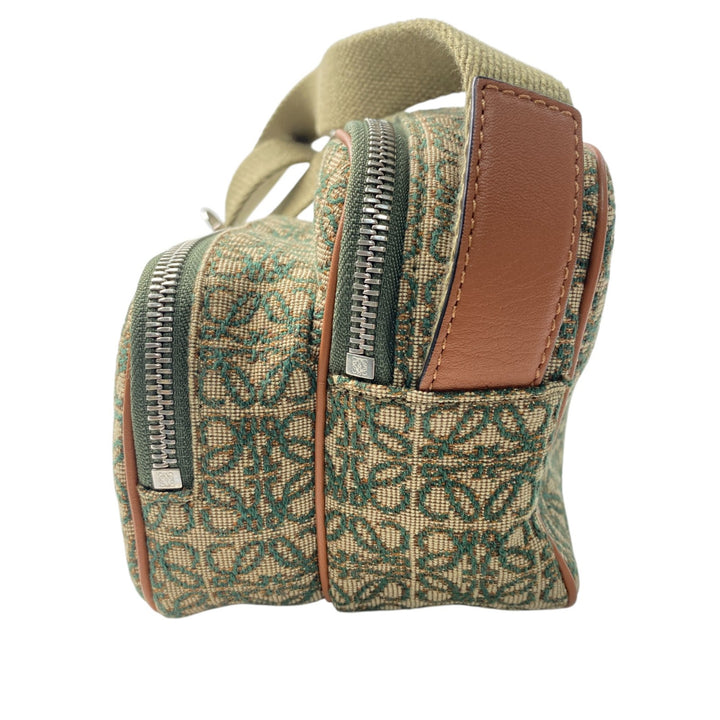 ロエベ LOEWE レディース アナグラム カメラバック ミニ グリーン ショルダーバッグ 272211 斜めがけ クロスボディ