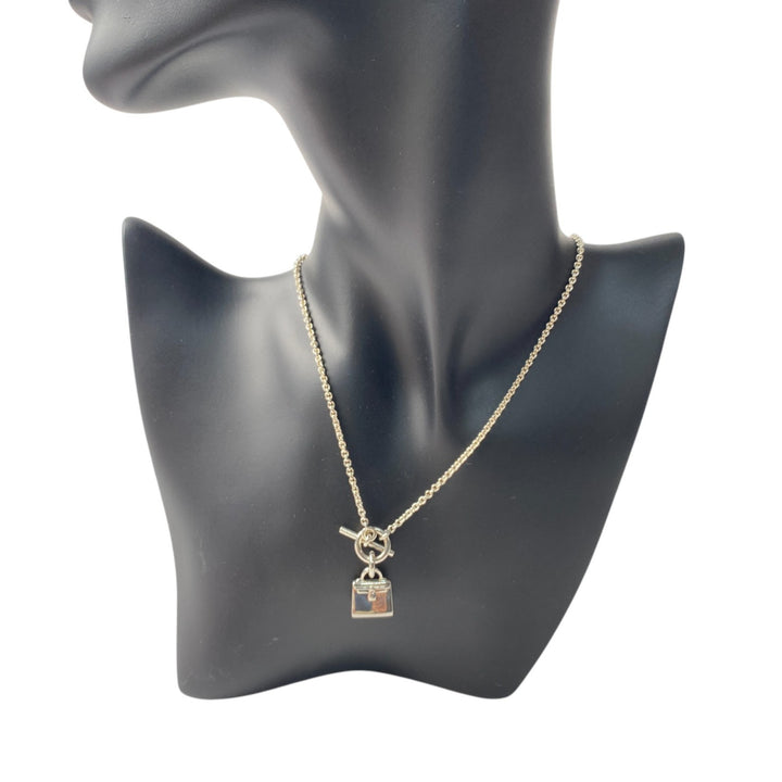 未使用 エルメス HERMES レディース バーキン アミュレット ネックレス SV925