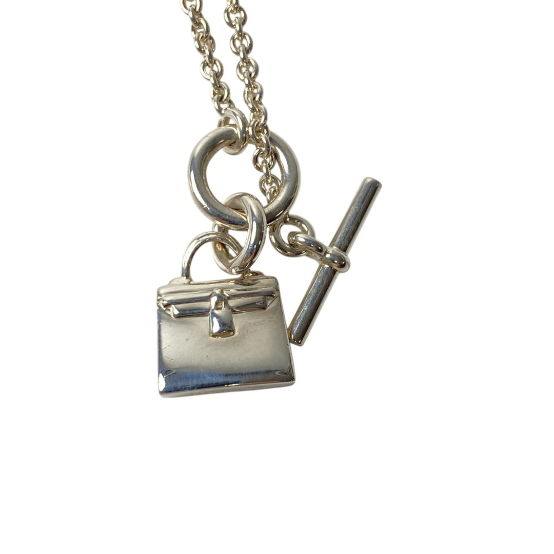 未使用 エルメス HERMES レディース バーキン アミュレット ネックレス SV925