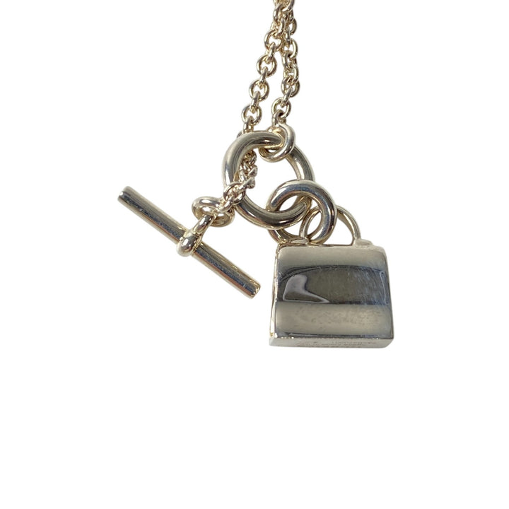 未使用 エルメス HERMES レディース バーキン アミュレット ネックレス SV925