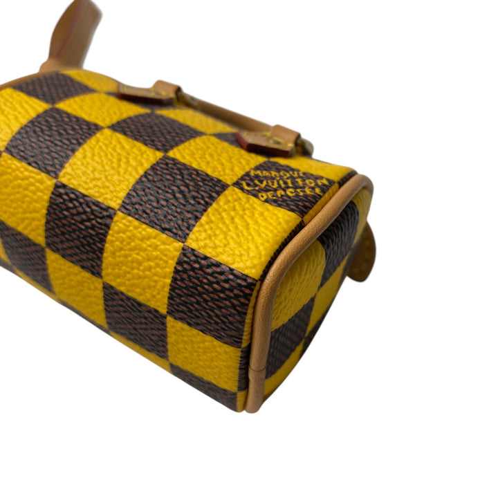 未使用 ルイ ヴィトン LOUIS VUITTON レディース M01694 ポーチ ミニ スピーディ イエロー NX4263