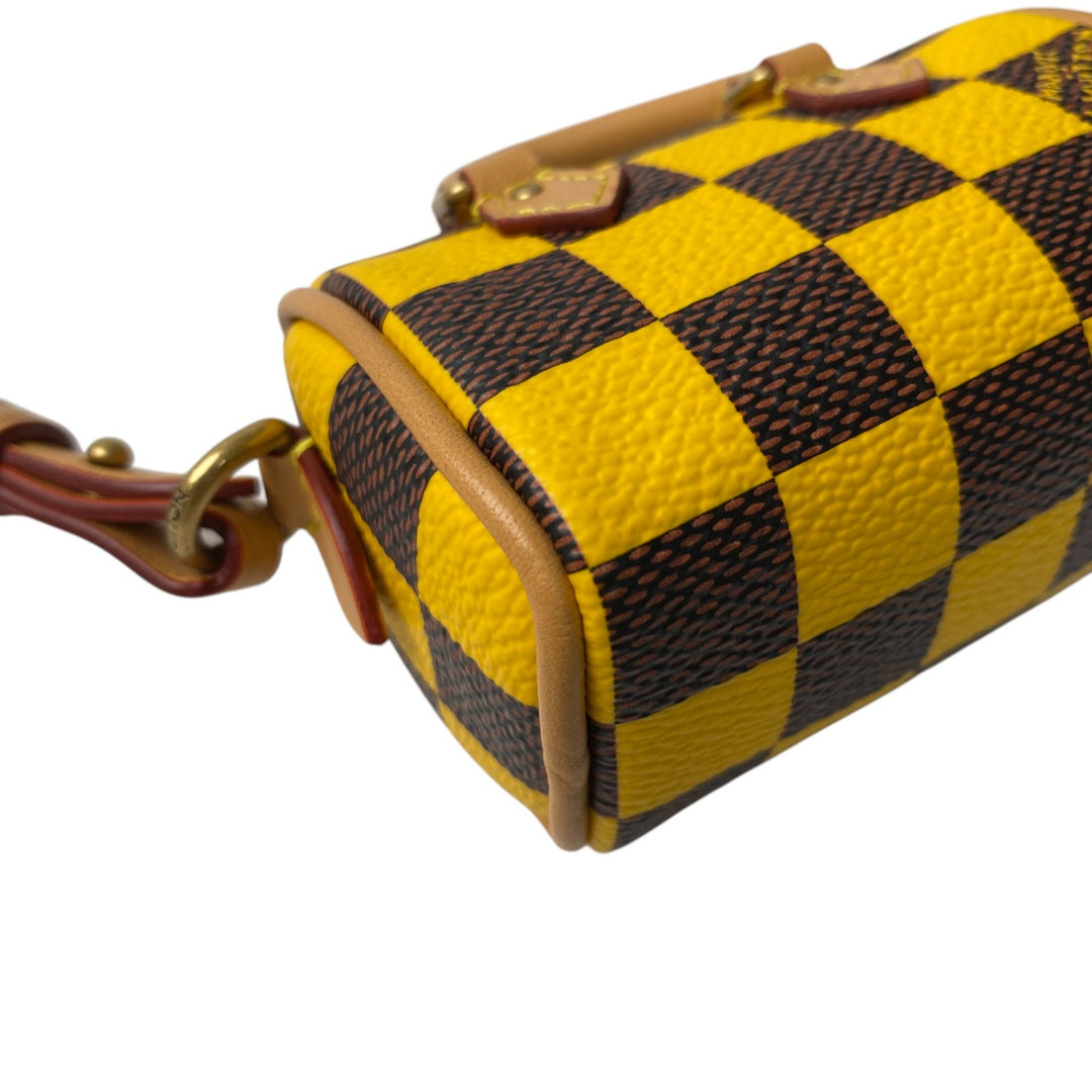 未使用 ルイ ヴィトン LOUIS VUITTON レディース M01694 ポーチ ミニ スピーディ イエロー NX4263