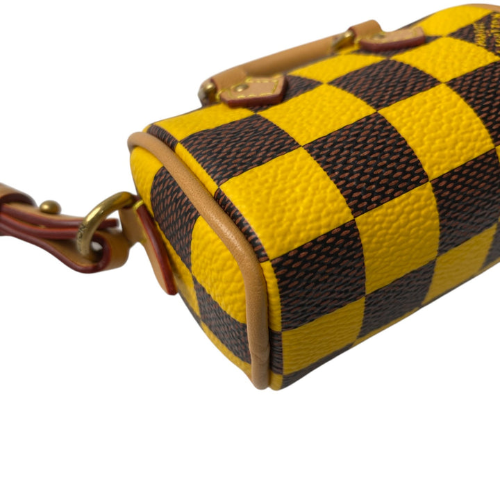 未使用 ルイ ヴィトン LOUIS VUITTON レディース M01694 ポーチ ミニ スピーディ イエロー NX4263