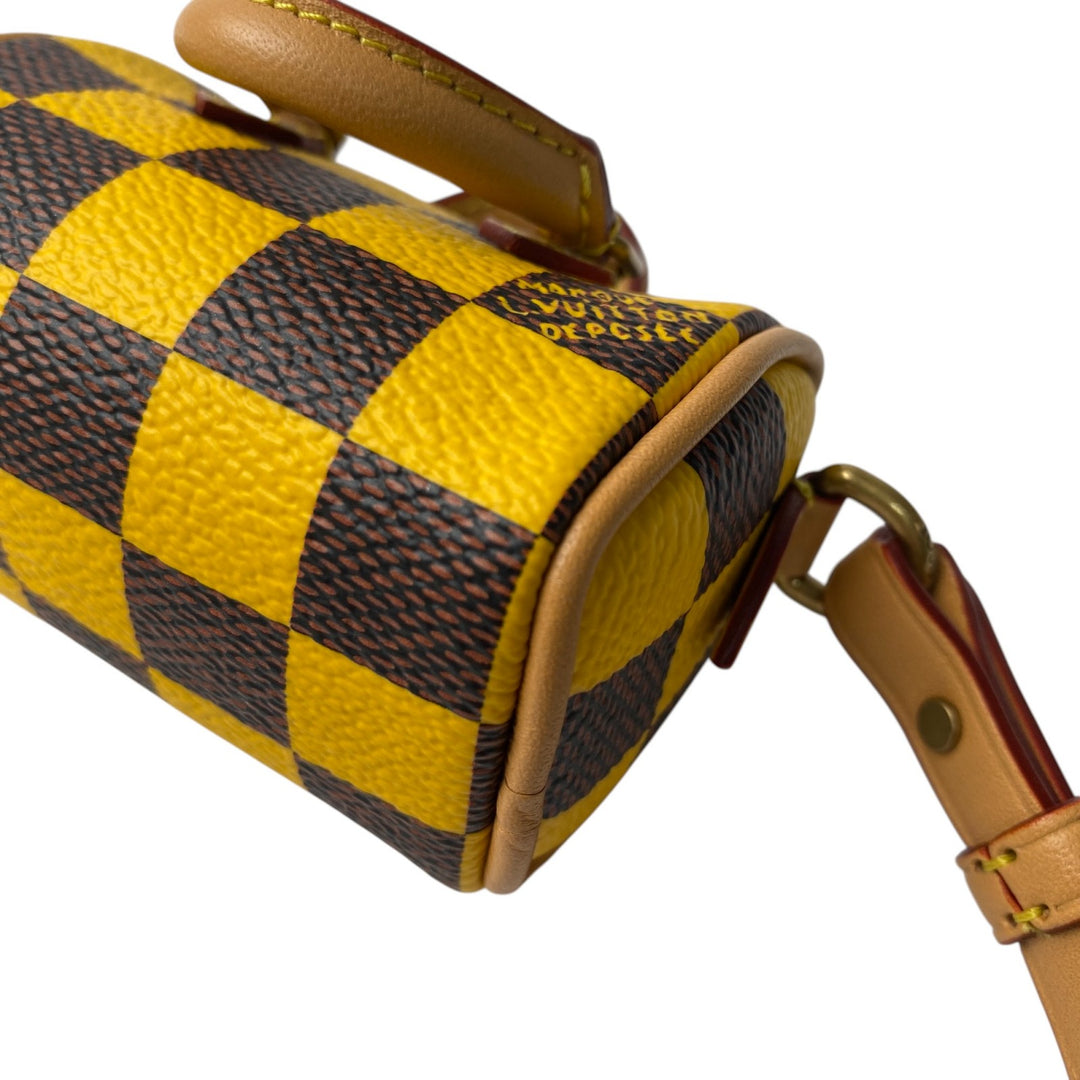 未使用 ルイ ヴィトン LOUIS VUITTON レディース M01694 ポーチ ミニ スピーディ イエロー NX4263