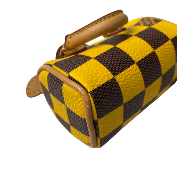 未使用 ルイ ヴィトン LOUIS VUITTON レディース M01694 ポーチ ミニ スピーディ イエロー NX4263
