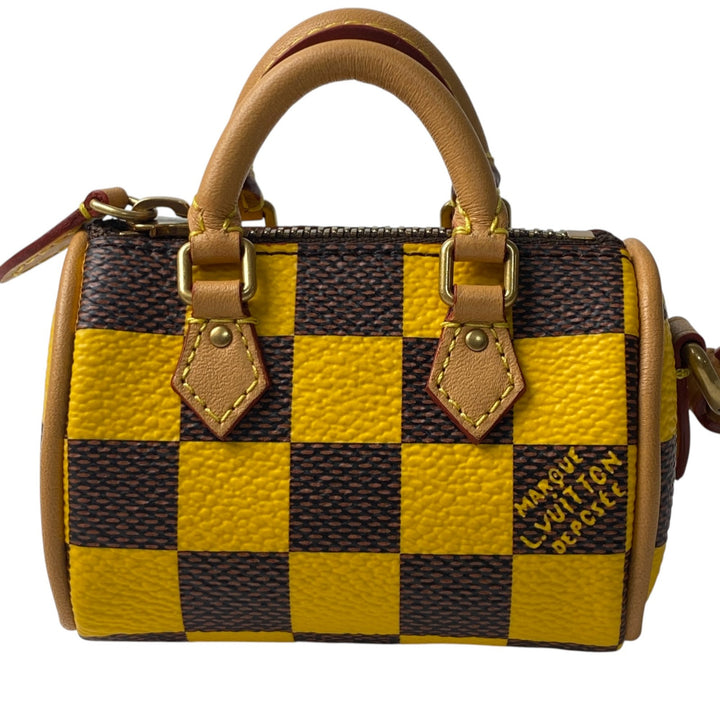 未使用 ルイ ヴィトン LOUIS VUITTON レディース M01694 ポーチ ミニ スピーディ イエロー NX4263