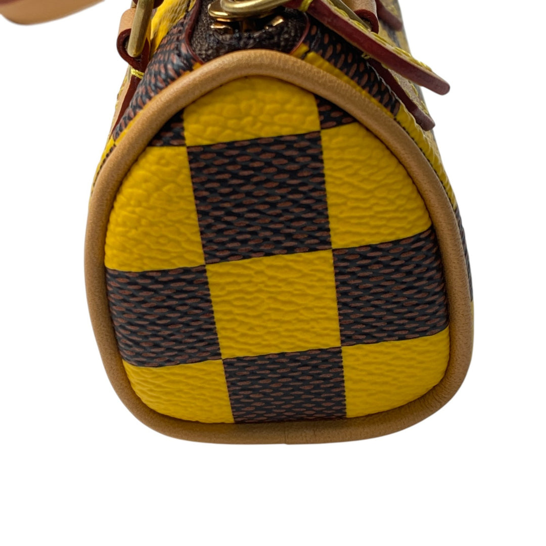 未使用 ルイ ヴィトン LOUIS VUITTON レディース M01694 ポーチ ミニ スピーディ イエロー NX4263