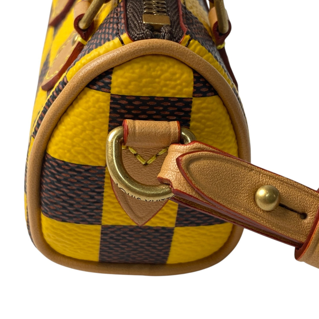 未使用 ルイ ヴィトン LOUIS VUITTON レディース M01694 ポーチ ミニ スピーディ イエロー NX4263