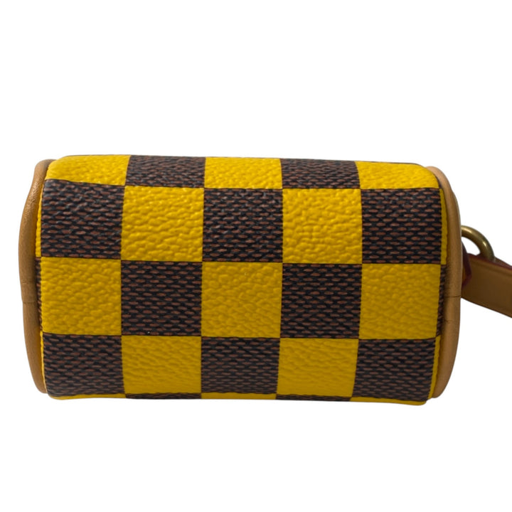 未使用 ルイ ヴィトン LOUIS VUITTON レディース M01694 ポーチ ミニ スピーディ イエロー NX4263