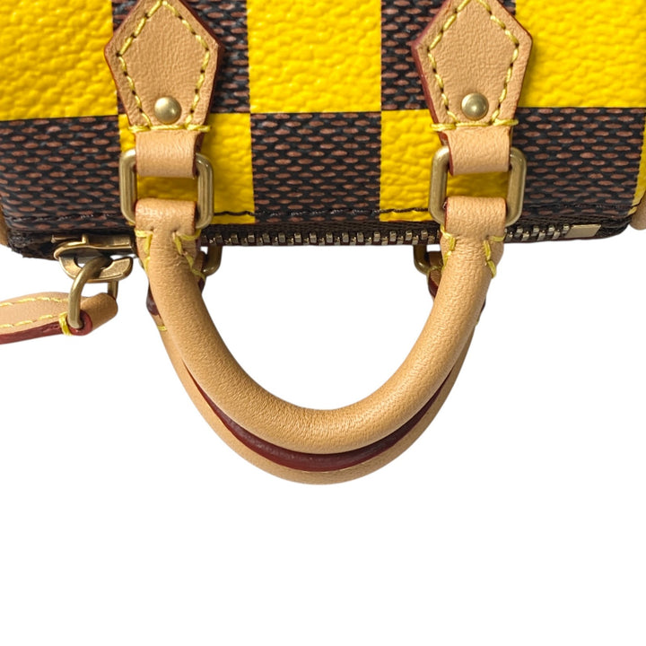 未使用 ルイ ヴィトン LOUIS VUITTON レディース M01694 ポーチ ミニ スピーディ イエロー NX4263