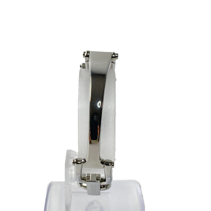 グッチ GUCCI レディース 1500L バングルウォッチ グレー文字盤 SS クォーツ