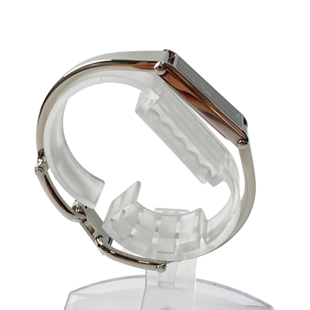 グッチ GUCCI レディース 1500L バングルウォッチ グレー文字盤 SS クォーツ