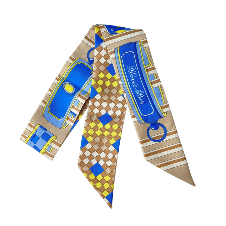 エルメス HERMES レディース ツイリー スカーフ コリエドシアン