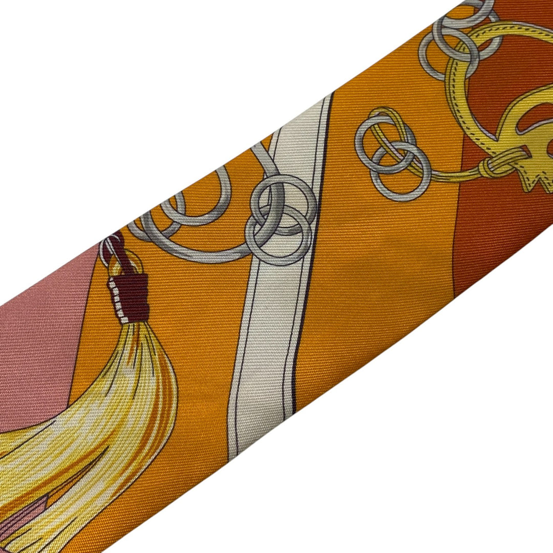 エルメス HERMES レディース ツイリー 馬靭 とチャーム スカーフ