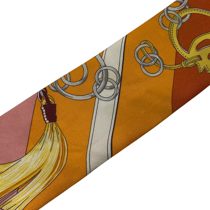 エルメス HERMES レディース ツイリー 馬靭 とチャーム スカーフ