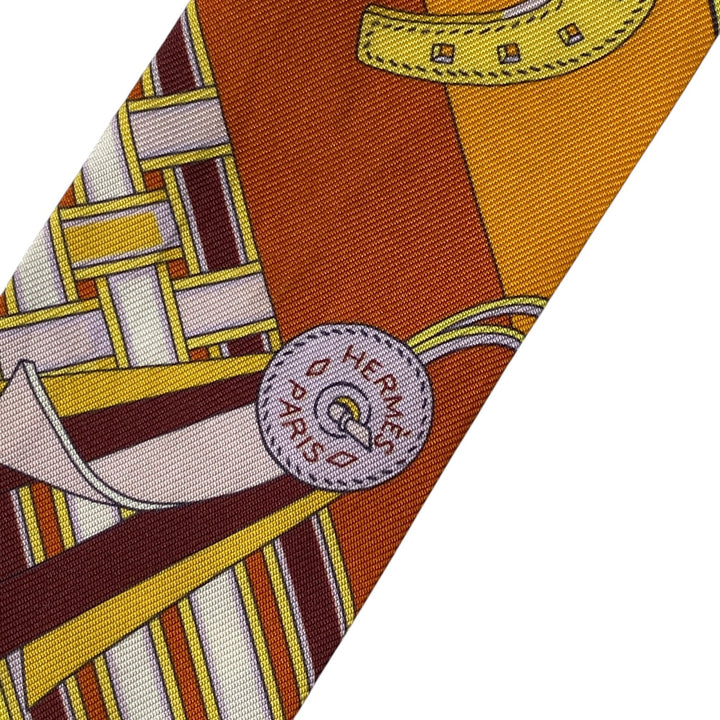 エルメス HERMES レディース ツイリー 馬靭 とチャーム スカーフ