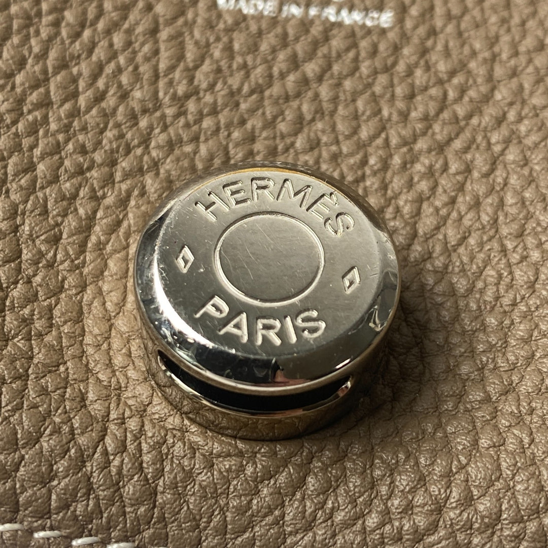 エルメス HERMES レディース ドゴン カードケース エトゥープ トリヨン Z刻印