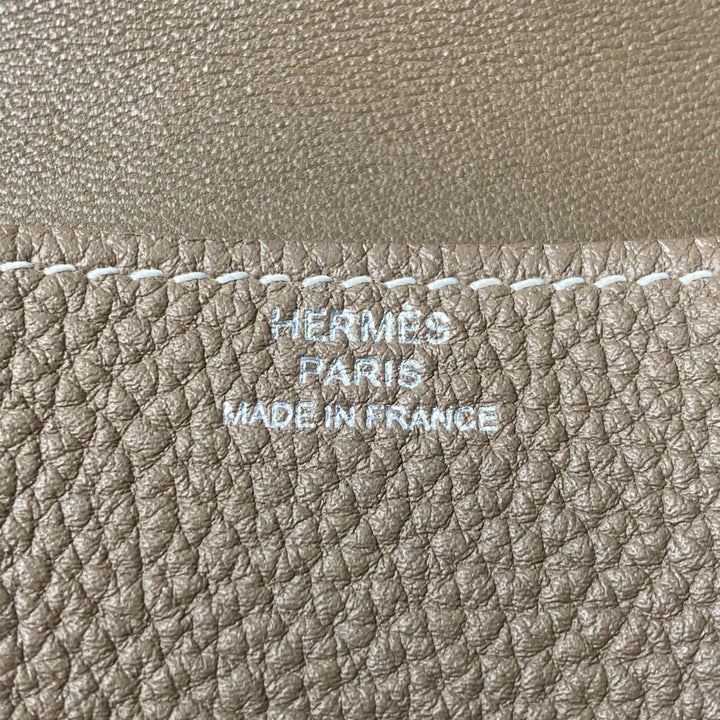 エルメス HERMES レディース ドゴン カードケース エトゥープ トリヨン Z刻印