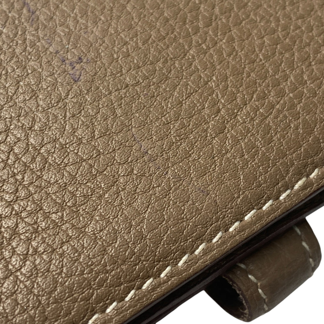 エルメス HERMES レディース ドゴン カードケース エトゥープ トリヨン Z刻印