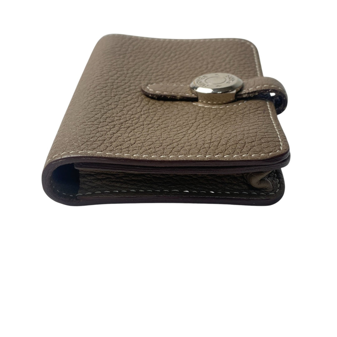 エルメス HERMES レディース ドゴン カードケース エトゥープ トリヨン Z刻印