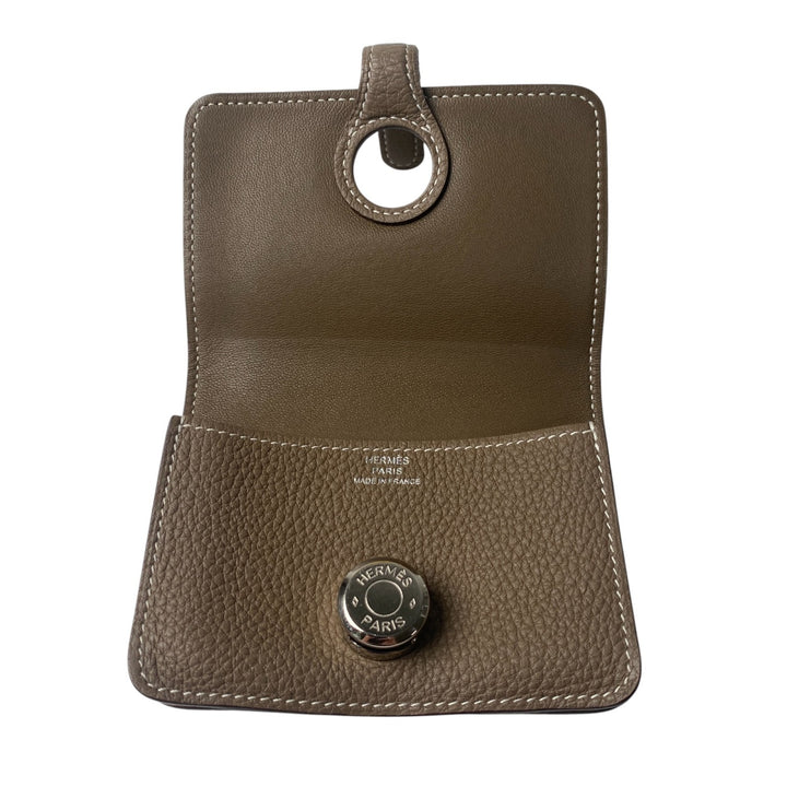 エルメス HERMES レディース ドゴン カードケース エトゥープ トリヨン Z刻印