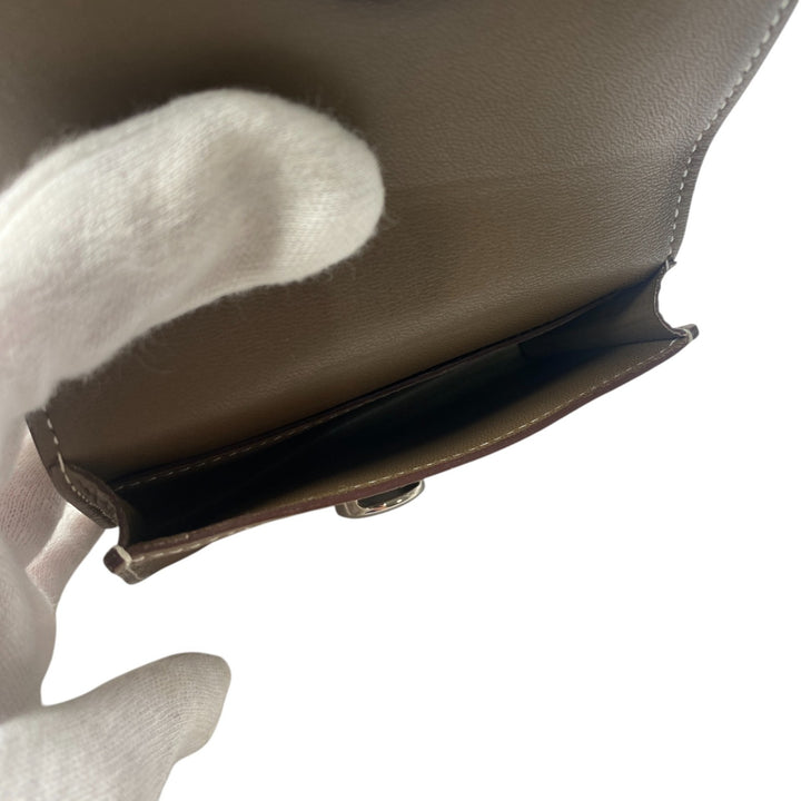 エルメス HERMES レディース ドゴン カードケース エトゥープ トリヨン Z刻印