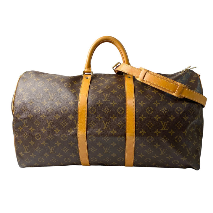 ルイ ヴィトン LOUIS VUITTO キーポルバンドリエール 55 ボストンバッグ ショルダーバッグ 斜めがけ クロスボディ M41714 TH0934