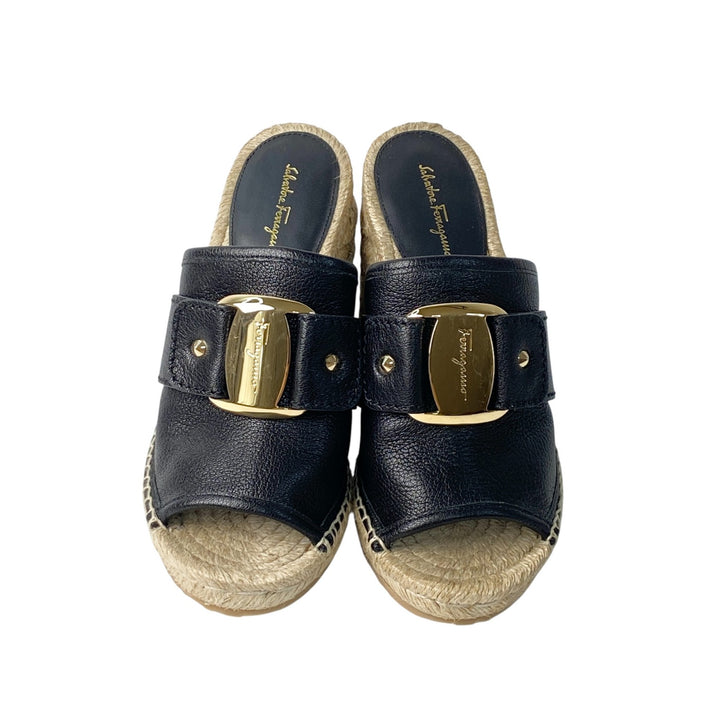 未使用 サルヴァトーレフェラガモ Ferragamo レディース KAMORA 754729 サンダル #5.5