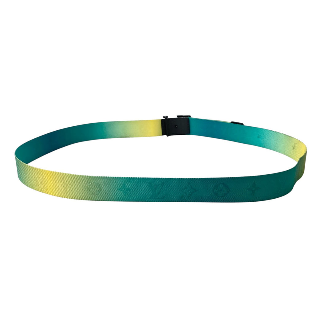 ルイ ヴィトン LOUIS VUITTON メンズ サンチュール LVウェビング ベルト M0523Z BC1202