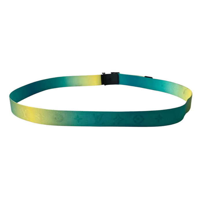 ルイ ヴィトン LOUIS VUITTON メンズ サンチュール LVウェビング ベルト M0523Z BC1202