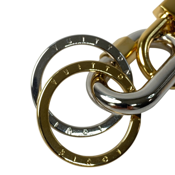 美品 ルイヴィトン LOUIS VUITTON メンズ ポルト クレ・LV パドロック キーリング M00549