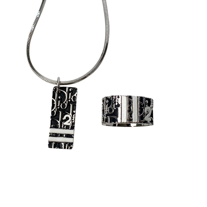 ディオール DIOR レディース ネックレス リング セット 10号