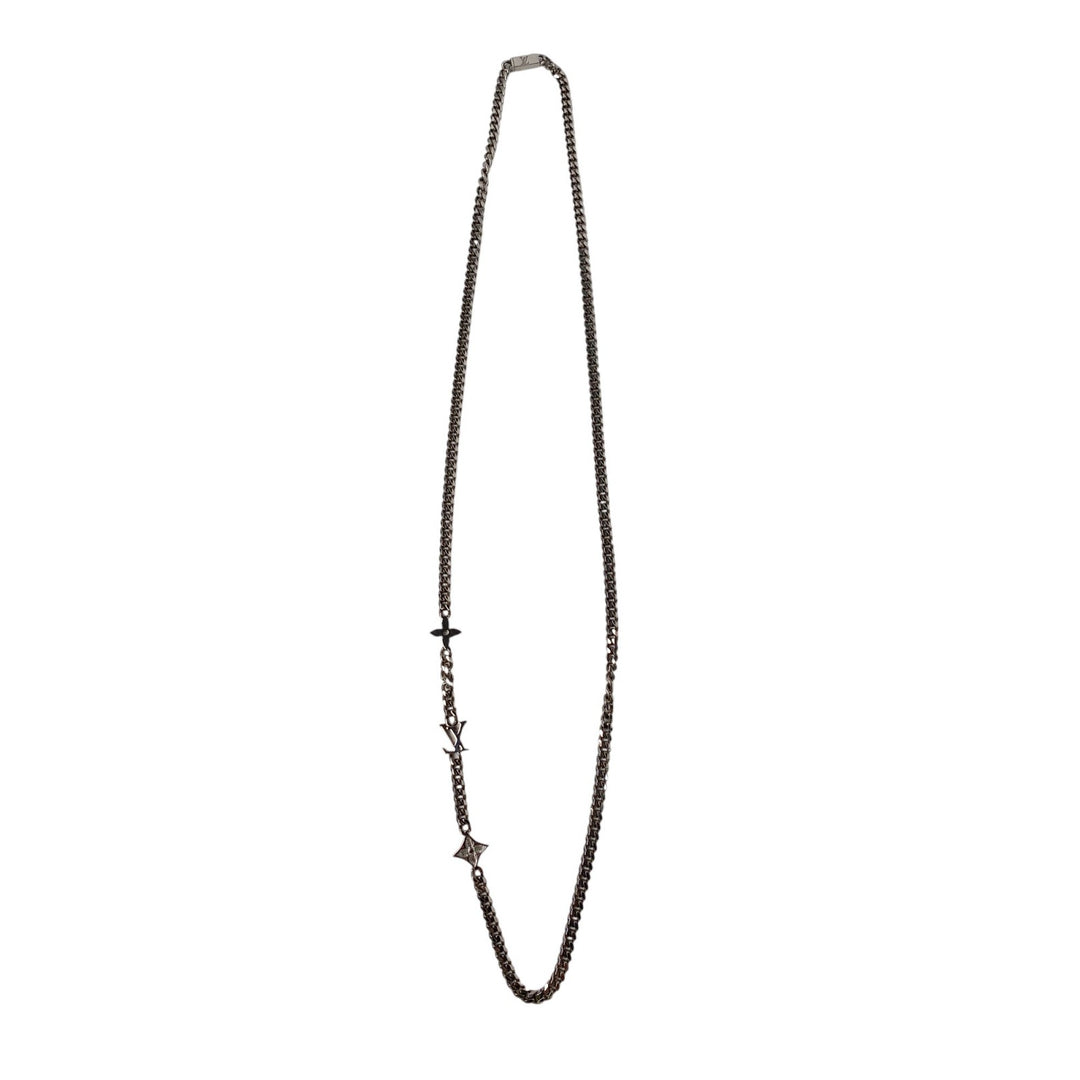 ルイ ヴィトン LOUIS VUITTON メンズ モノグラム ロウ ロング ネックレス M01490