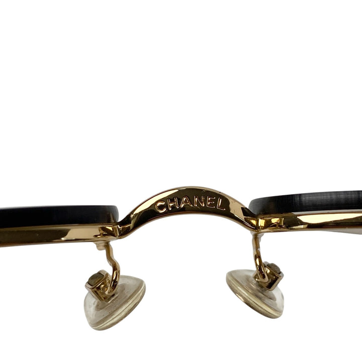 シャネル CHANEL レディース リムレス サングラス アイウェア 4099 c.125 ココマーク 度なし