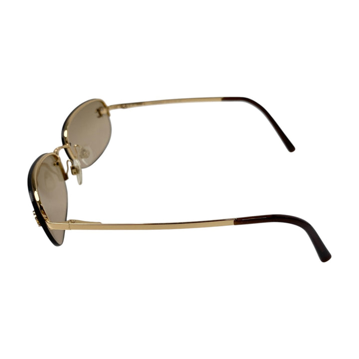 シャネル CHANEL レディース リムレス サングラス アイウェア 4099 c.125 ココマーク 度なし