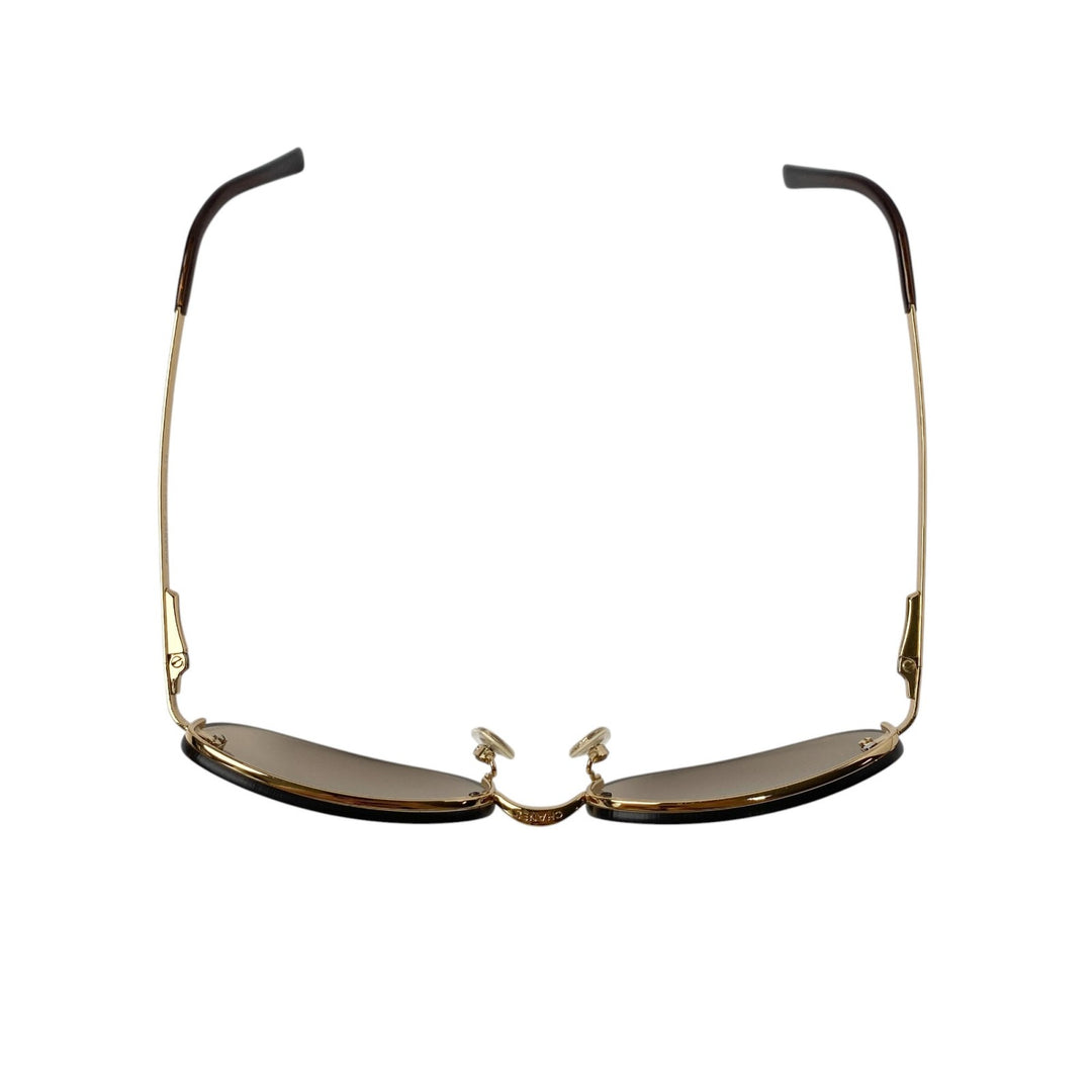 シャネル CHANEL レディース リムレス サングラス アイウェア 4099 c.125 ココマーク 度なし