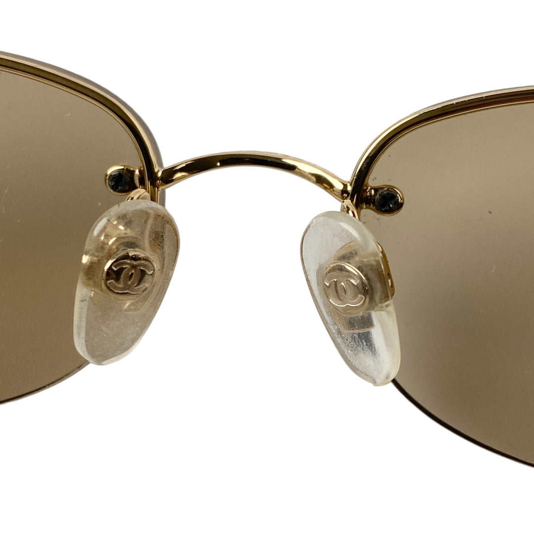 シャネル CHANEL レディース リムレス サングラス アイウェア 4099 c.125 ココマーク 度なし