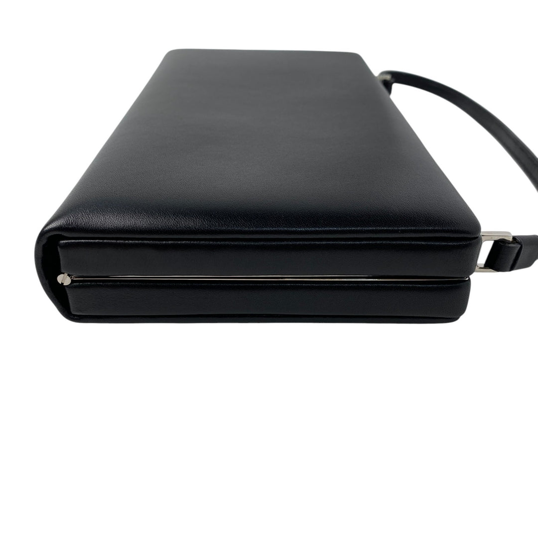 美品 カルティエ Cartier レディース ミニ ハンドバッグ ボックスカーフ 冠婚葬祭