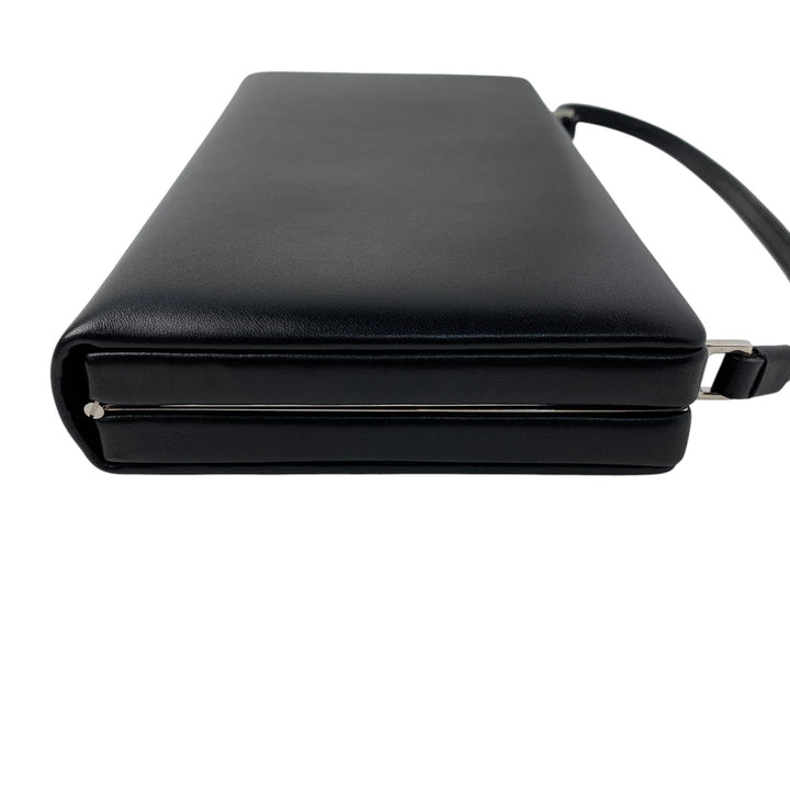 美品 カルティエ Cartier レディース ミニ ハンドバッグ ボックスカーフ 冠婚葬祭