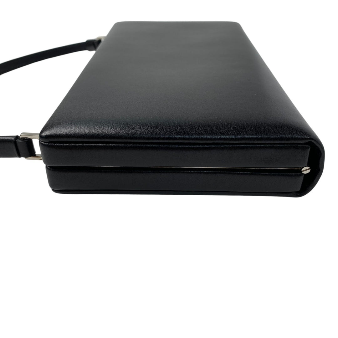 美品 カルティエ Cartier レディース ミニ ハンドバッグ ボックスカーフ 冠婚葬祭