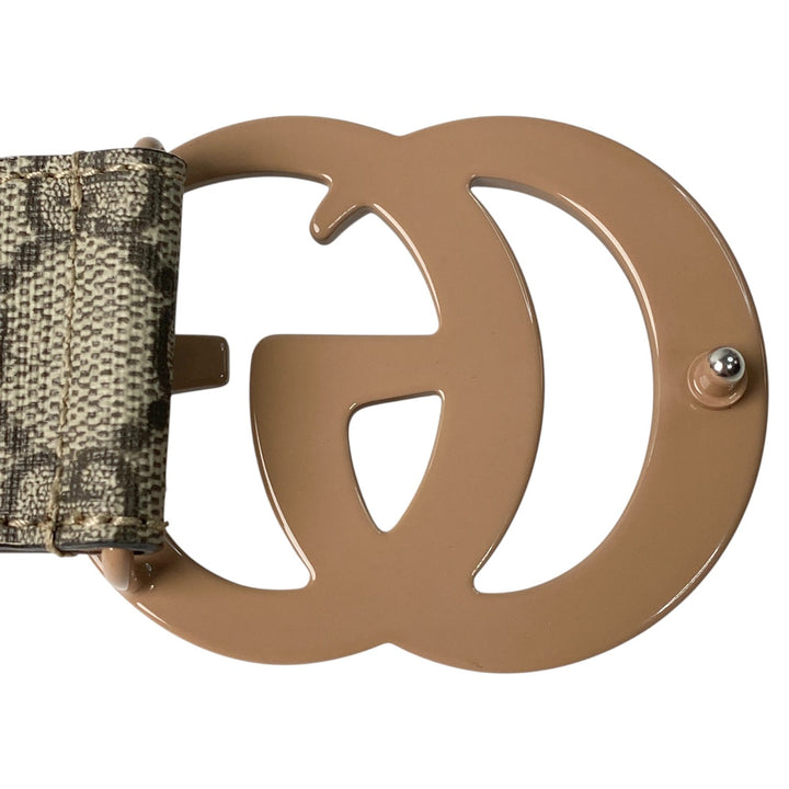 未使用 グッチ GUCCI レディース GGマーク ダブルG ワイド ベルト